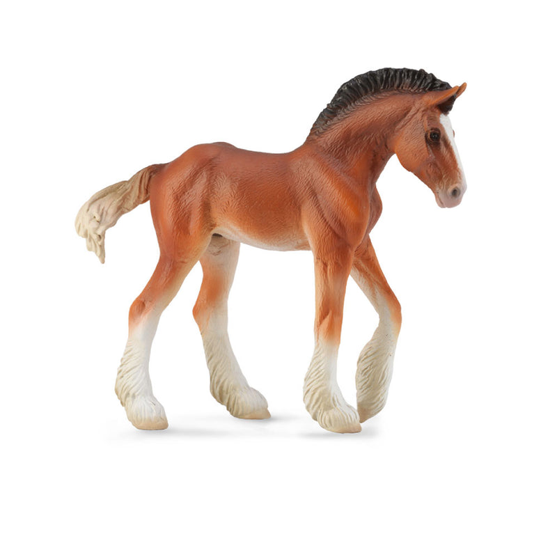 Figure de poulain collection Clydesdale (milieu)