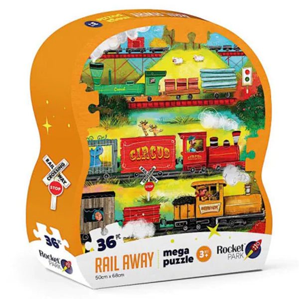 Rocket Park Rail Away Mega Puzzle 36pcs