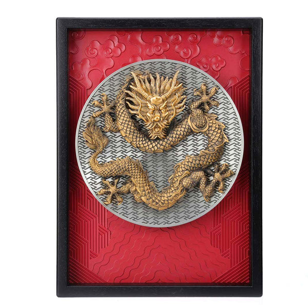 Royal Selangor 2024-Jahr-des-Drachen-Plakette (Limitierte Auflage)