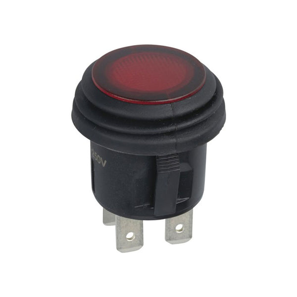 IP56 DPST Pushbutton Switch with Neon Illumination