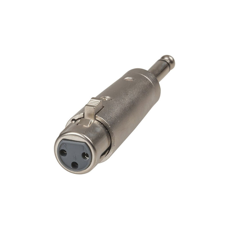 Cannon/XLR tot 6,5 mm plugadapter met 3 pinnen