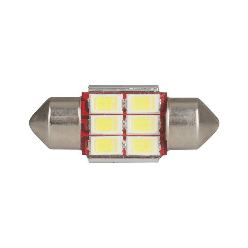 Canbus compatibele LED Festoon Globe 12V (6x5730)