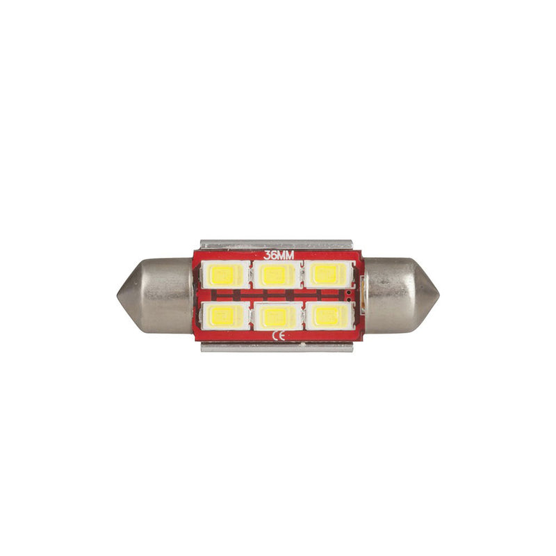 Canbus compatibele LED Festoon Globe 12V (6x5730)