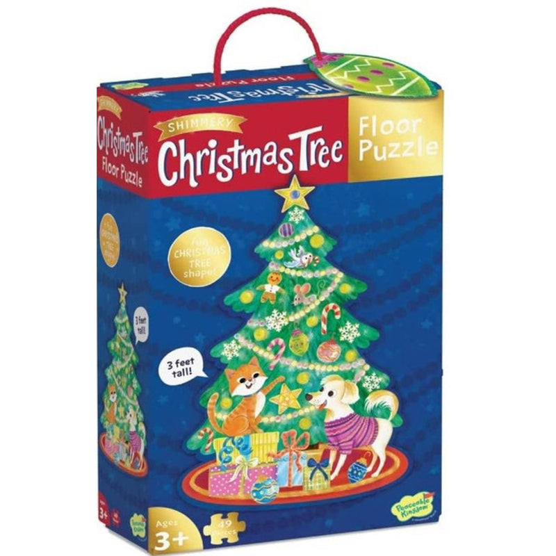 Christmas Tree 49-Piece Floor Puzzle