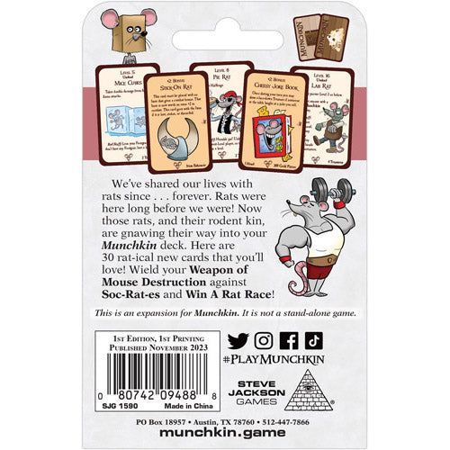 Munchkin Rats Party Game