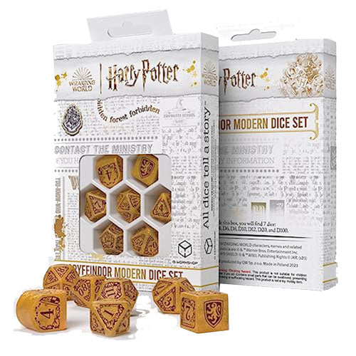 Harry Potter Gryffindor Modern 7-Die Set