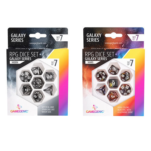 Gamegenic Galaxy Series RPG Dice Set 7pcs