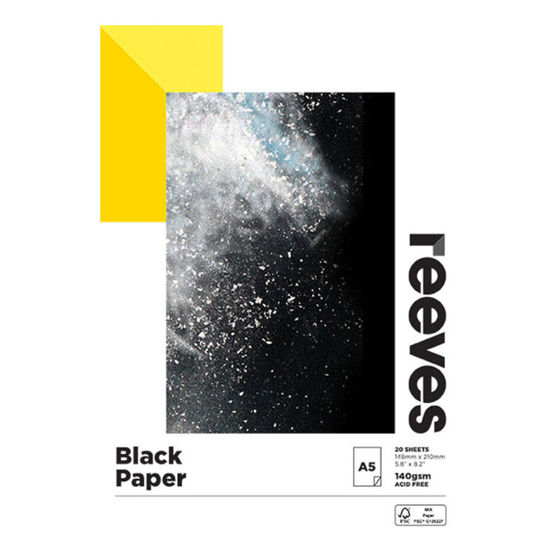 Reeves Mix Pad Paper 140GSM (zwart)