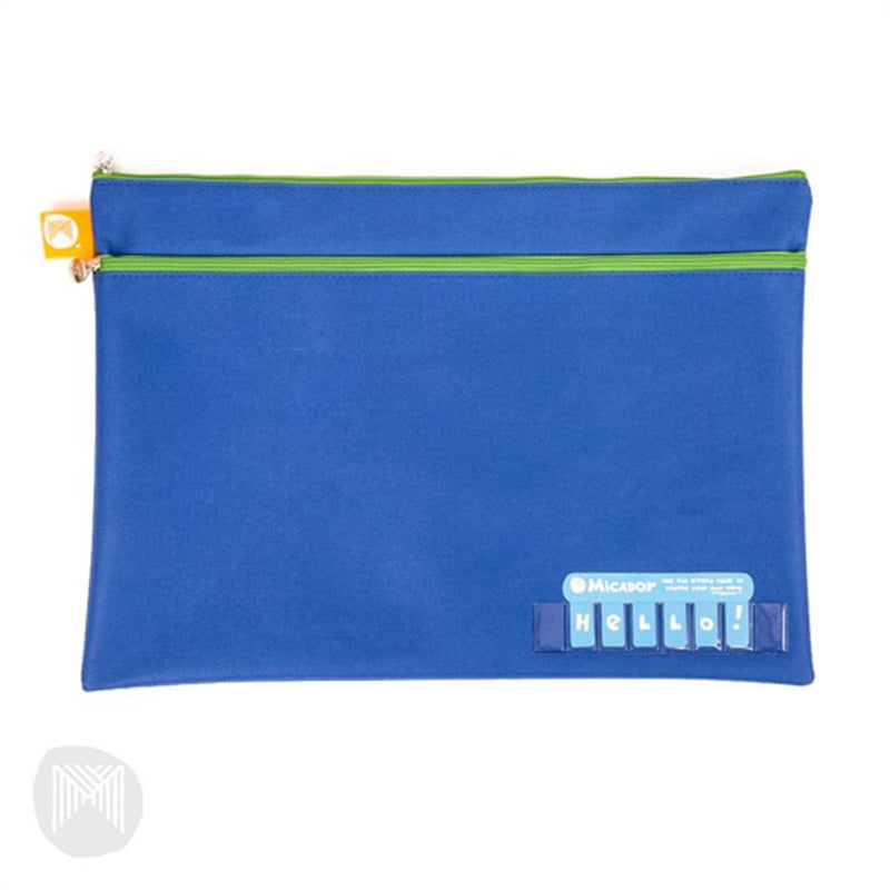 Micador Name Pencil Case met Twin Zip (375x264mm)