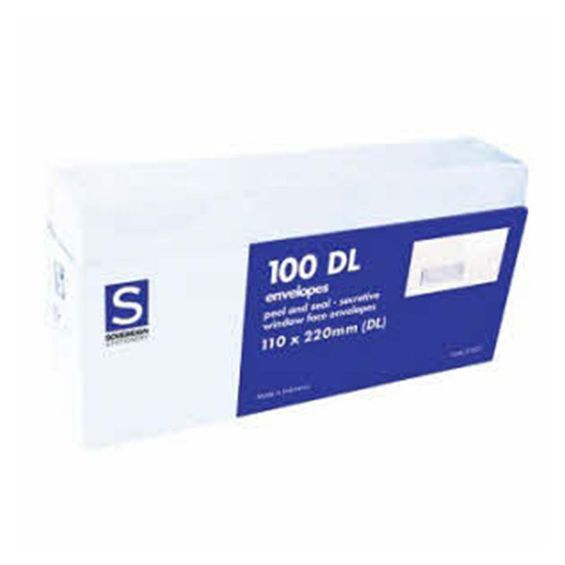 Stat Peel & Seal DL Envelope 100pcs