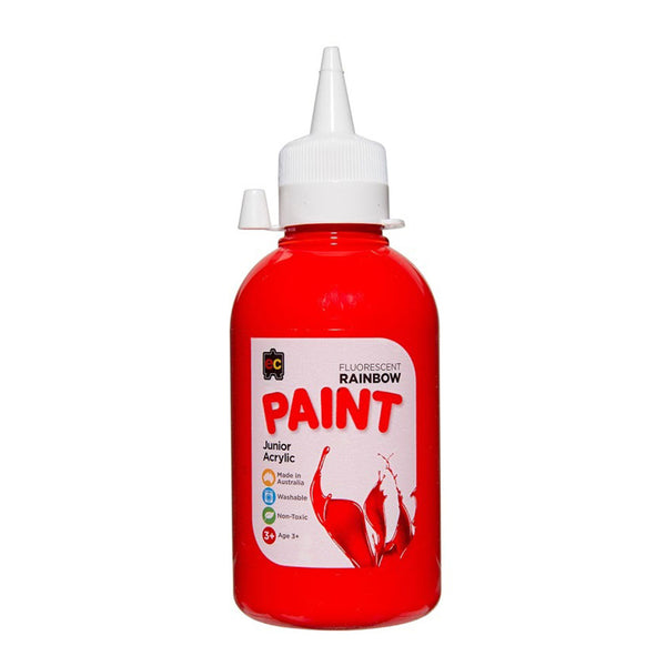 EC Rainbow Paint 250mL (Fluro Scarlett)