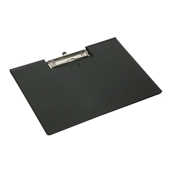 Marbig A4 Landscape Clipfolder PVC (Black)