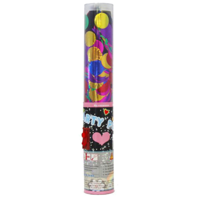 Alpen Press Button Foil Confetti Party Poppers 25cm