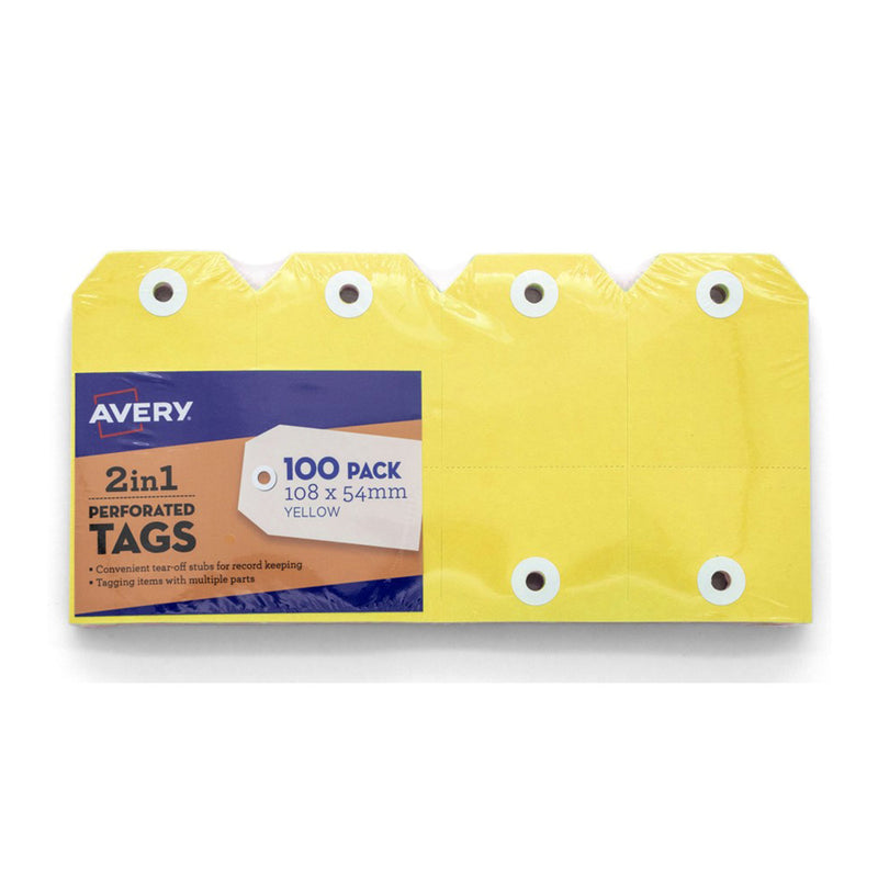 Avery 2-in-1 Kraft Tag (Pack of 100)