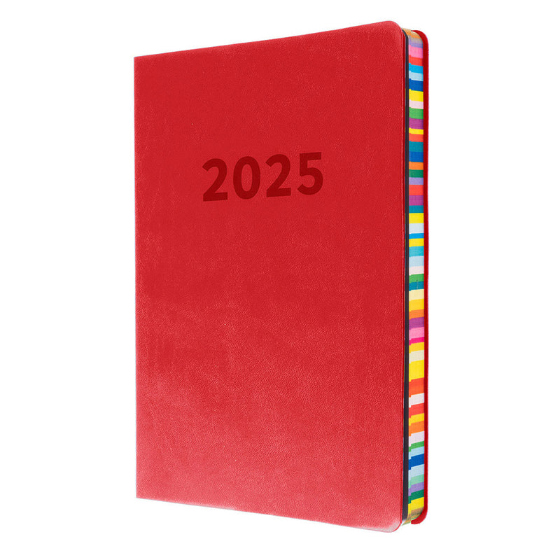 Collins Edge Rainbow A5 Week to View 2025 Diary