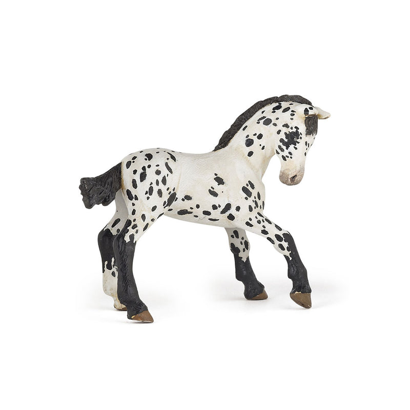 Papo schwarze Appaloosa -Figur