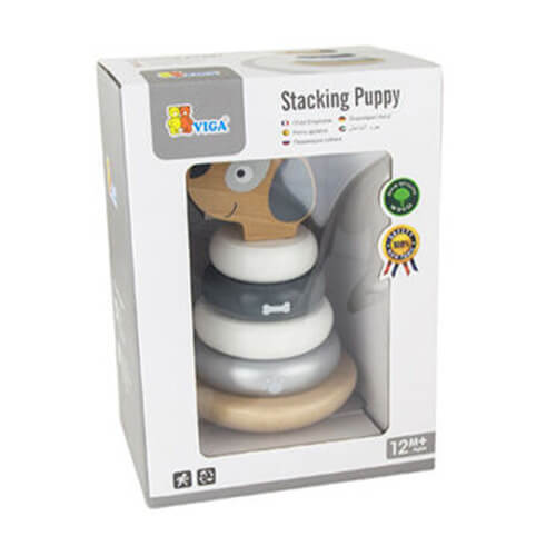 Viga Wooden Stacking Puppy Toy