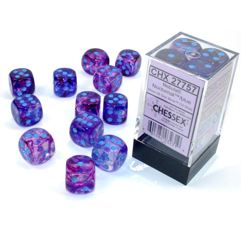 Nebula Chessex 16mm D6 Würfelblock