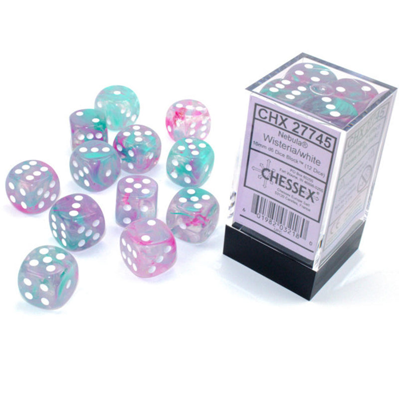 Nebula Chessex 16mm D6 Würfelblock