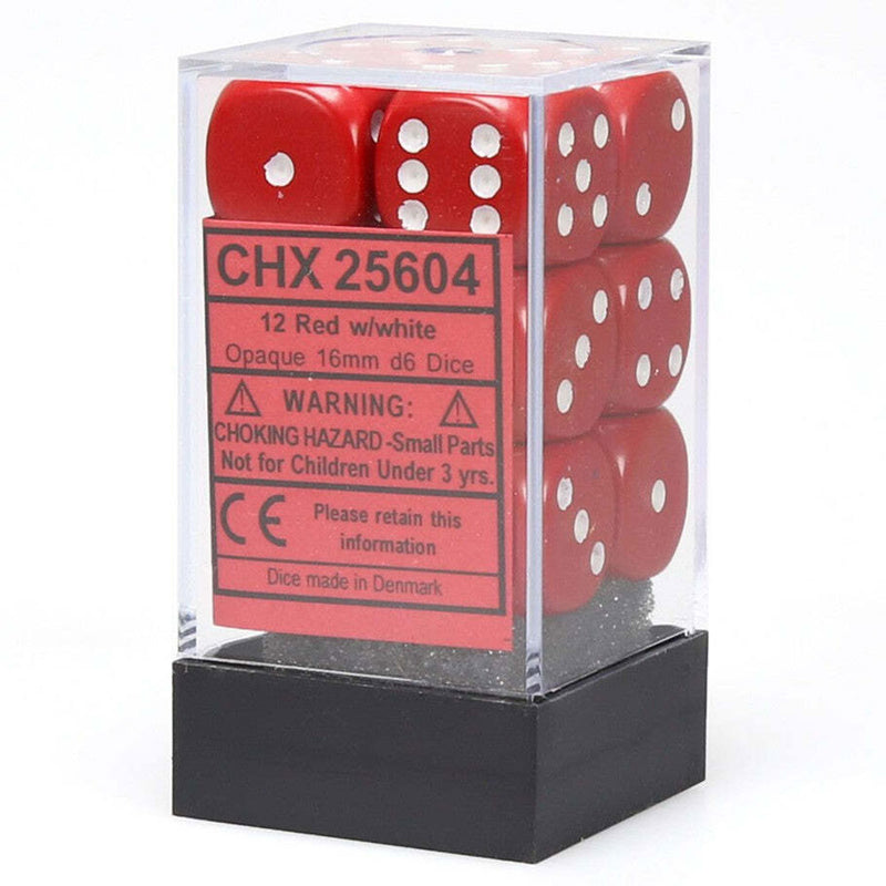 Chessex 16mm D6 ONEAQUE DICE BLOOD