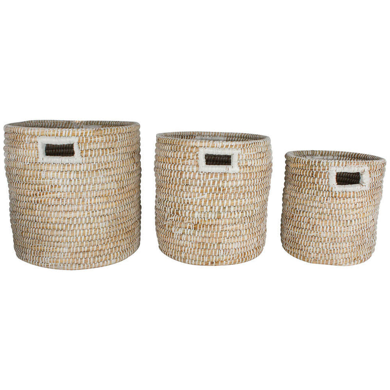 Lot de 3 paniers à gazon Elliot Kans