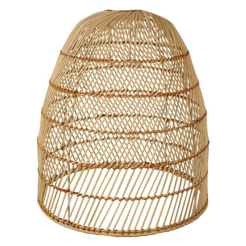 Elisha Rattan Lamp Shade Metal Frame