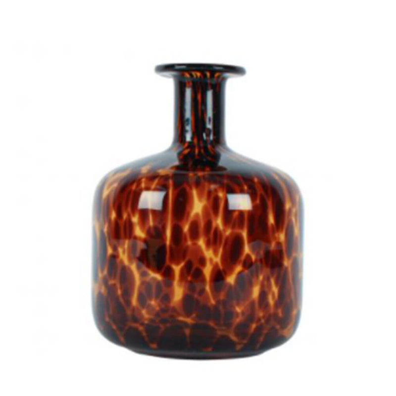 Easton Bernstein-Vase mit Leopardenmuster