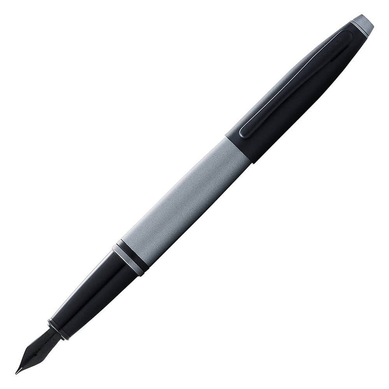 Stylo plume Cross Calais (gris mat/noir)