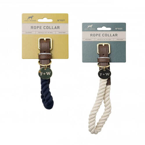 Field & Wander Rope Dog Collar