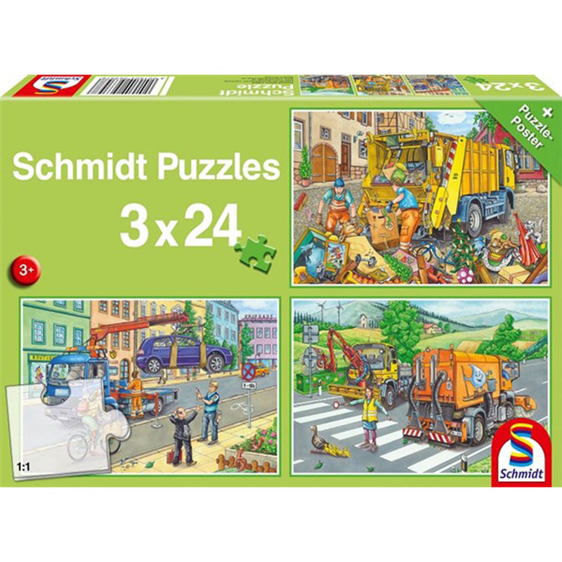 Schmidt Puzzle Jigsaw 3x24pcs