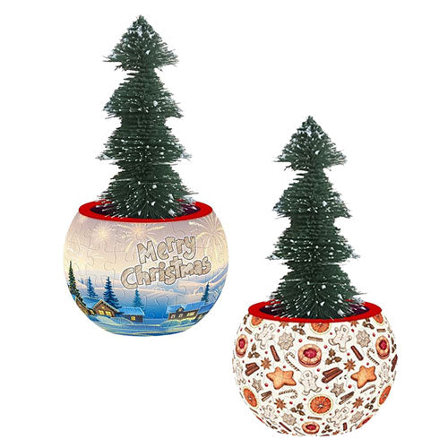 Pintoo Christmas Flowerpot Puzzle 80pcs