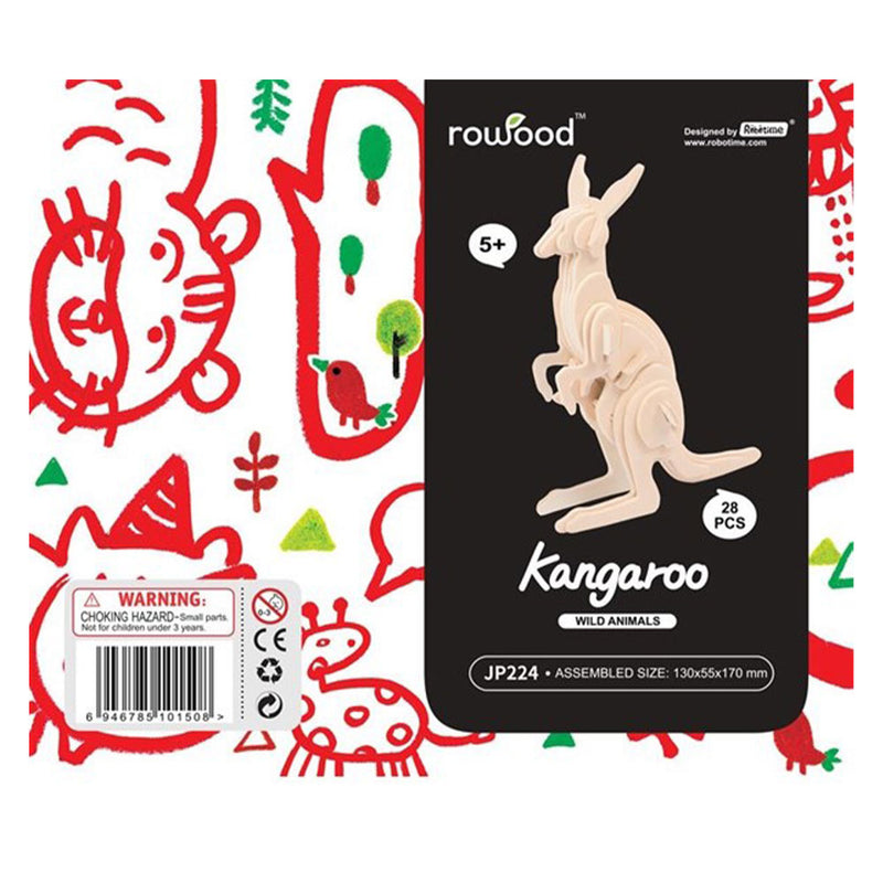 Robotime Kangaroo Model 3D Wooden Puzzle Kit