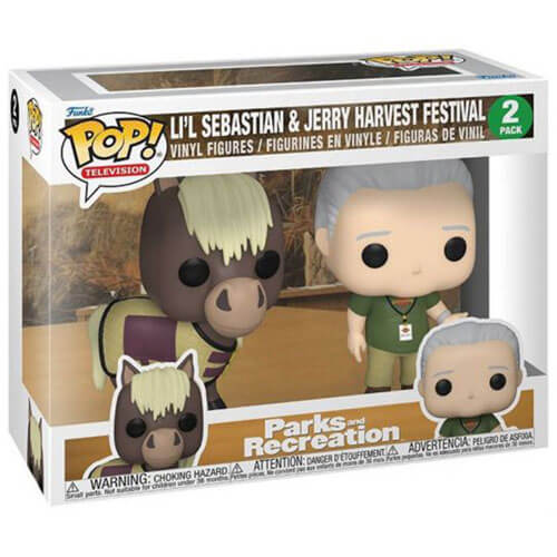 Parks & Recreation Jerry & Lil Sebastian US Exc. Pop! 2-Pack