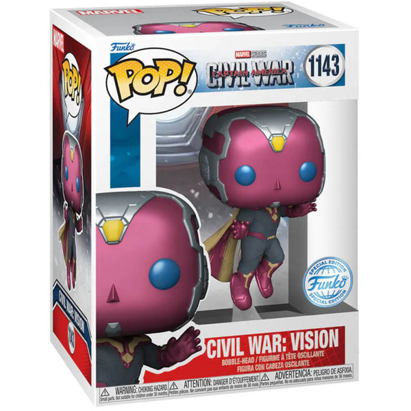 Captain America 3 Vision Build-A-Scene US Ex Pop! Vinyl