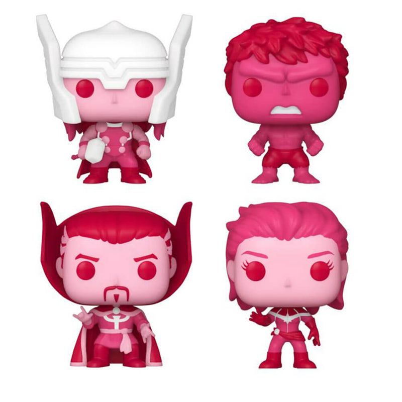 Marvel Valentines Day US Exclusive Pocket Pop! 4-Pack