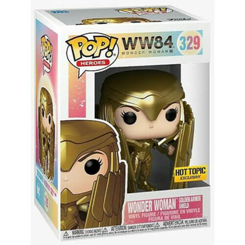 Wonder Woman 1984 Gold Shield Pose US Ex. Pop