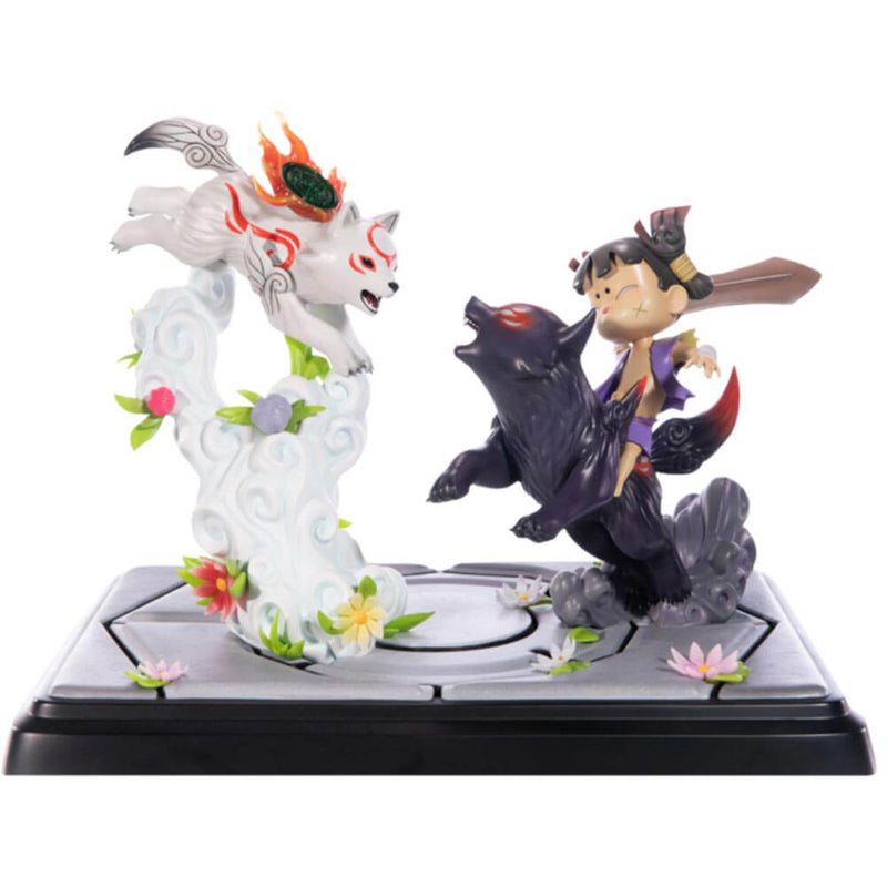 Okami Chibiratsu vs Dark Chibiratsu & Possessed Kuni Statue