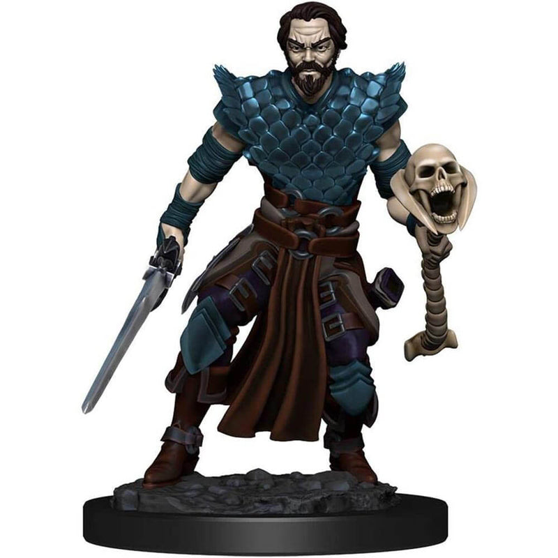 Dungeons & Dragons Premium Human Warlock Male Miniature