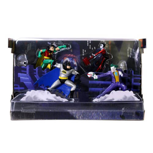 Batman The Animated Series Nano Metalfigs Diorama Scene