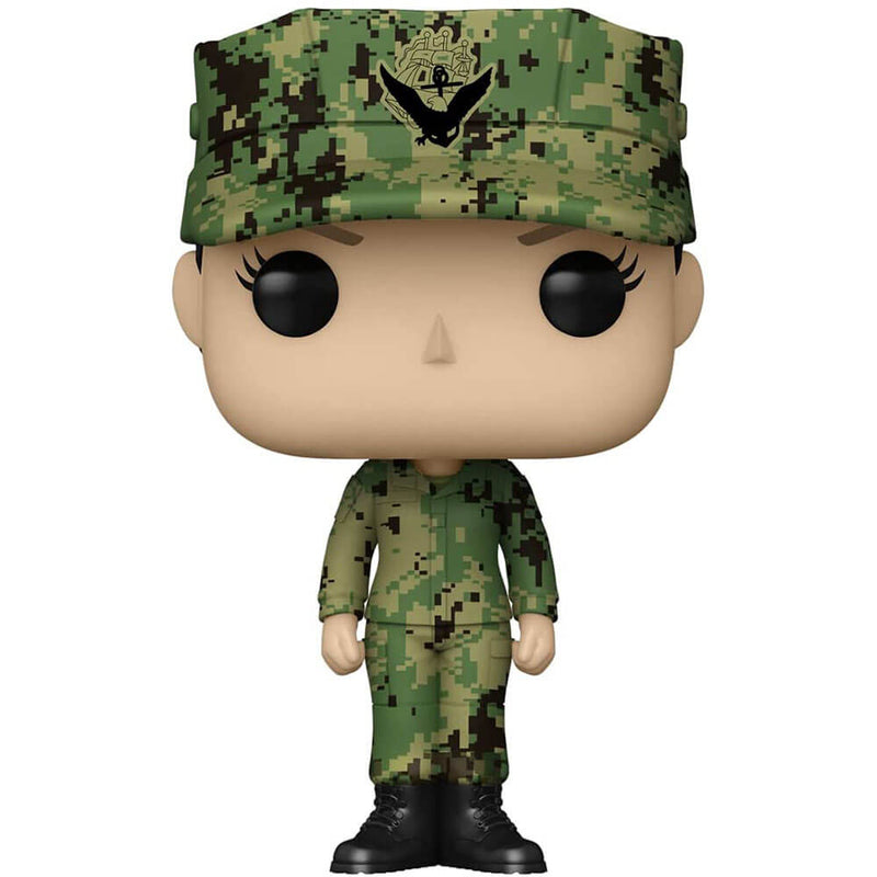 Amerikaanse militaire marine vrouwelijke pop! Vinyl