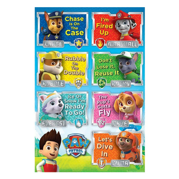 Paw Patrol Grid Poster (61x91cm)