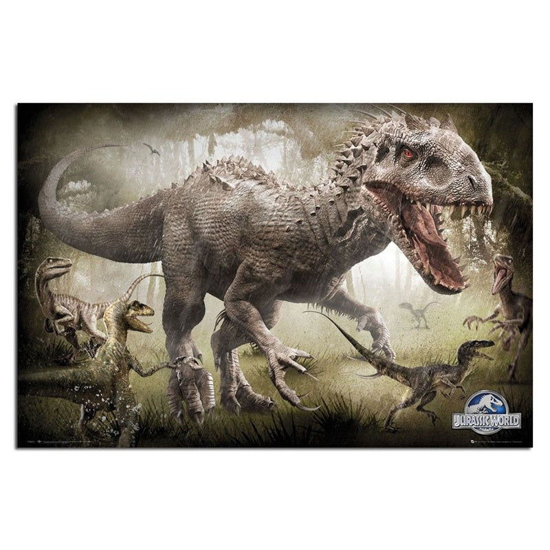 Dinosaurier-Plakat