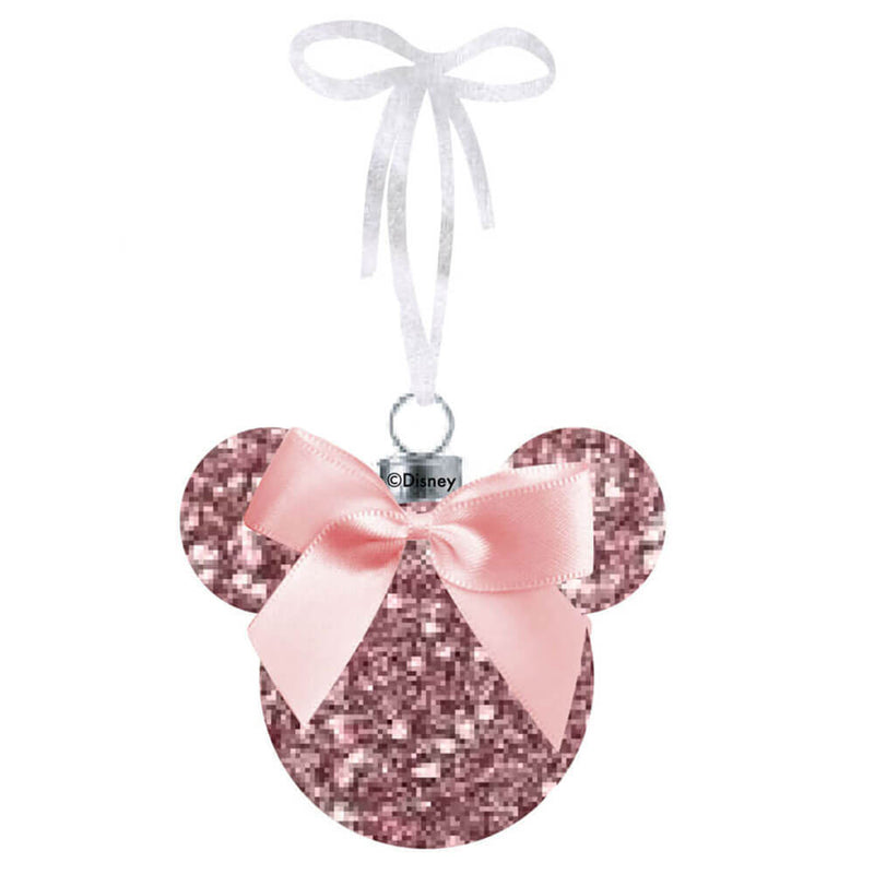 Boule de Noël à paillettes Disney Minnie (en boîte)