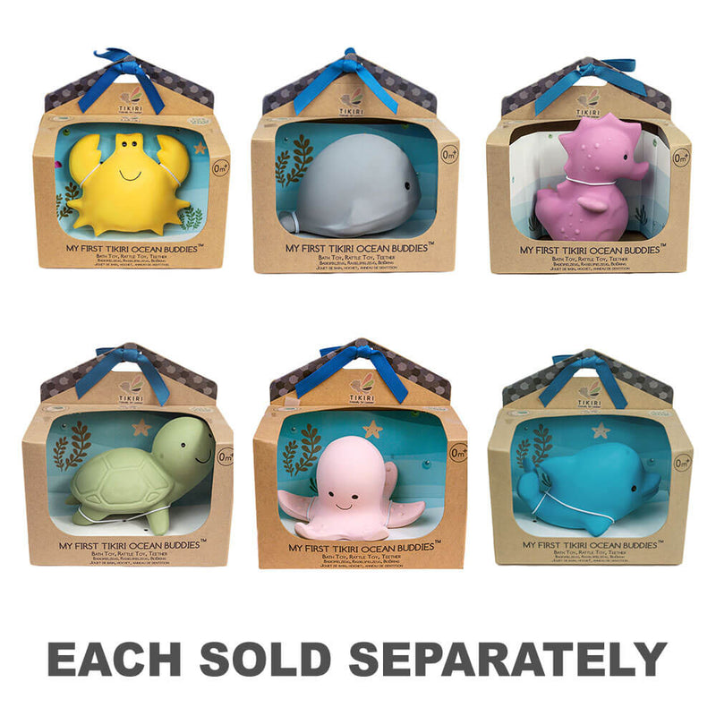 Rubber Ocean Buddy Rattle & Bath Toy (Boxed)