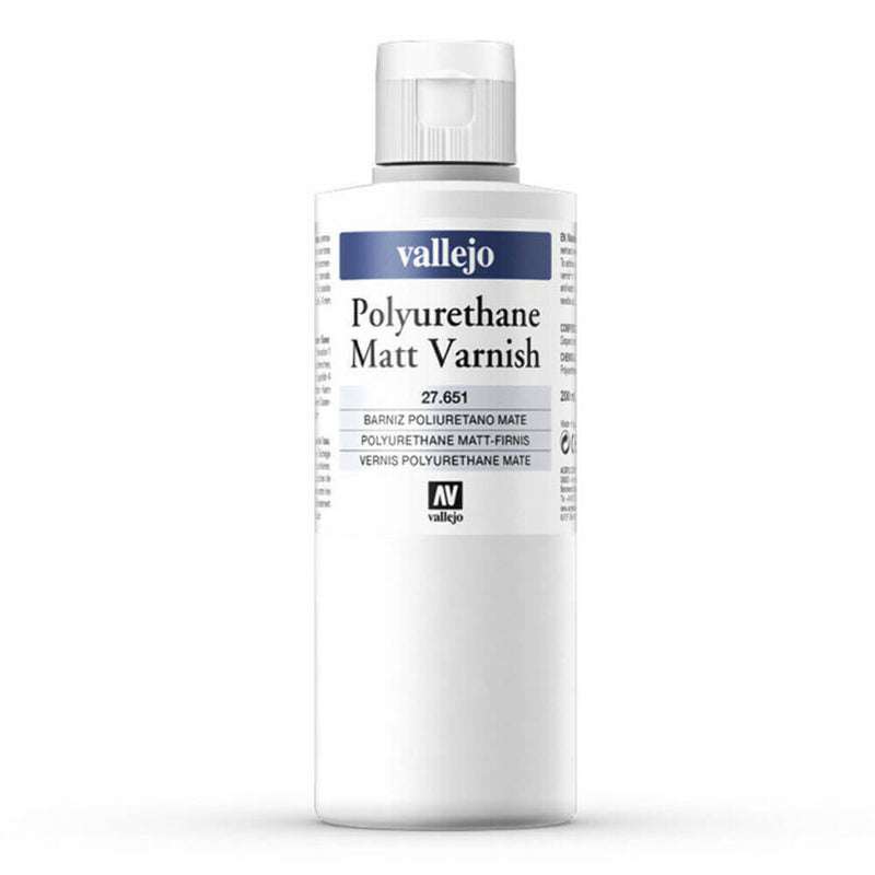 Vernis polyuréthane à base d'eau Vallejo 200mL