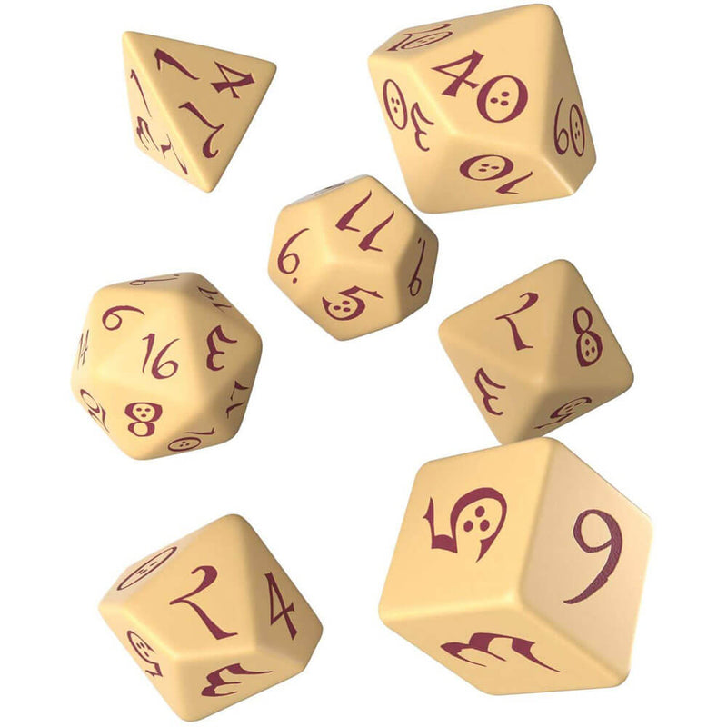 Q Workshop Classic RPG Dice Set van 7