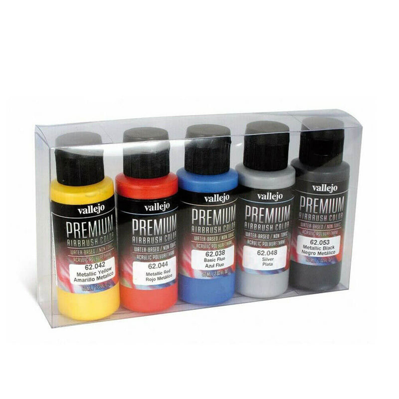 Vallejo Premium Color Paint Set van 5