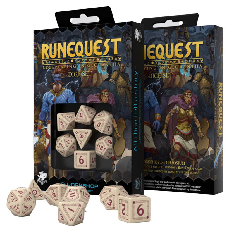 Q Workshop Runequest Würfelset 7tlg