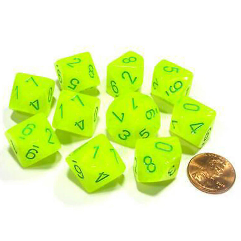 Chessex D10 Polyhedral 10-Die Vortex-Set