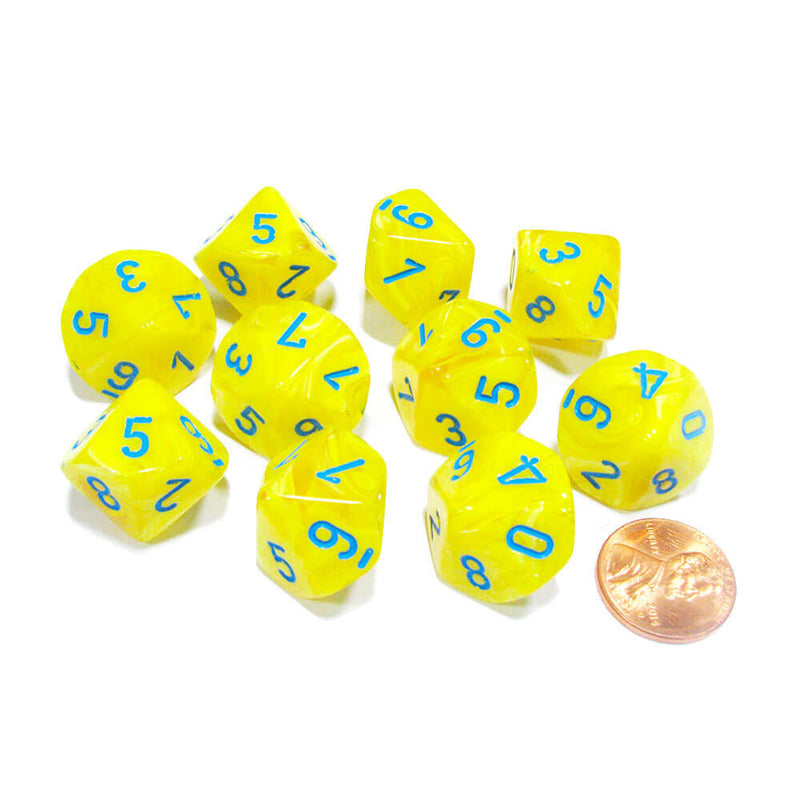 Chessex D10 Polyhedral 10-Die Vortex-Set